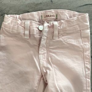 J Brand toddler size 4 pink jeans. Never worn.